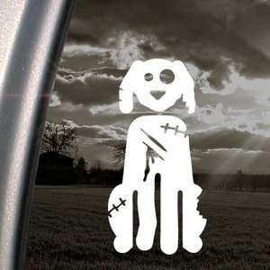  Zombie Dog Decal Truck Bumper Window Vinyl Sticker 