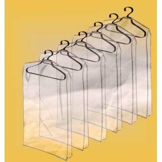   PIECE ZIPPERED GARMENT BAGS (CLEAR)   PROTECT YOUR GARMENTS FROM DUST