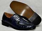 Antonio Cerrelli Elite Mens Oxford Dress Shoes Navy Sz