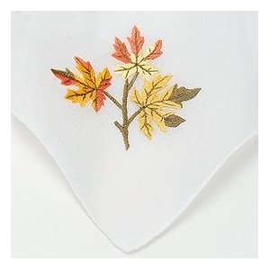 Fall Leaves Handkerchief (Set of 1)   by Weddingstar 