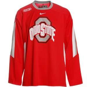  Nike Ohio State Buckeyes Scarlet Replica Hockey Jersey 