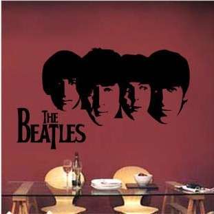 The Beatles Art Deco Vinyl Wall Paper Sticker Decal 286  