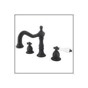 Kingston Brass KS1975PL+ Heritage Widespread Lavatory Faucet with 
