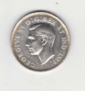 1944 Canada Fifty Cents AU RP499  