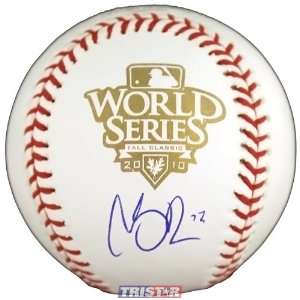 Autographed Cody Ross Baseball   TRISTAR 2010 World Series 