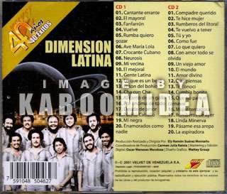 LA DIMENSION LATINA 40 Exitos 2 CD NEW Salsa Venezuela  
