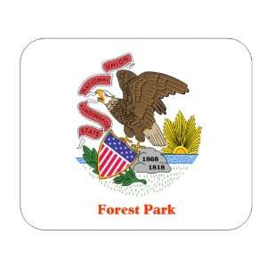  US State Flag   Forest Park, Illinois (IL) Mouse Pad 