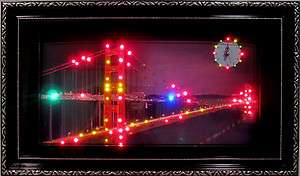 Golden Gate Bridge San Francisco LED Lights Picture  