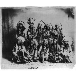  Indian,Native American Council of War,c1904,Tribal Govt 