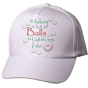 Personalized Hat for Dad   It Takes Balls Sports 