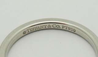 Tiffany & Co. Novo Platinum Wedding Band Ring 2mm  