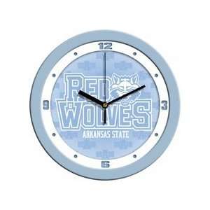  Arkansas State Red Wolves 12 Blue Wall Clock Sports 