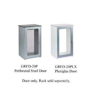  Raxxess Perforated Steel Or Plexiglas Door for the 20U GRF 