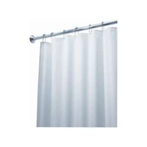   Eva Frost Extra Long Shower Curtain/Liner in White