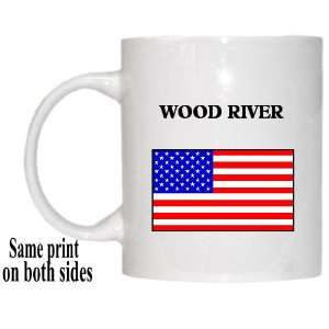  US Flag   Wood River, Illinois (IL) Mug 