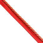   WIDE 14mm Gold/ Hot Red Cord Edge with Lip Piping Trim C1012