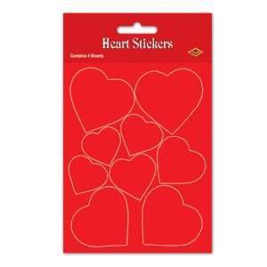  Heart Stickers Case Pack 168   665857