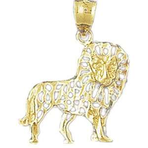    CleverEves 14K Gold Pendant Lion 4.3   Gram(s) CleverEve Jewelry