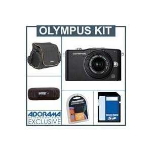  Olympus E PM1 Digital Camera Kit   Black   M.Zuiko MSC ED 