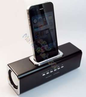 SPEAKER DOCKING STATION MP4 PLAYER FOR APPLE IPHONE IPOD ITOUCH CELL 