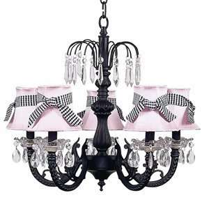  Jubilee 7047 2412 312 5 Light Water Fall Chandelier, Black 