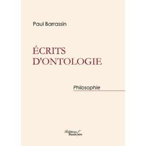  Ecrits d Ontologie (French Edition) (9782355085895 