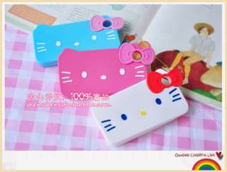   HelloKitty Face Soft Rubber Call Phone Case Cover For IPhone 4 4S