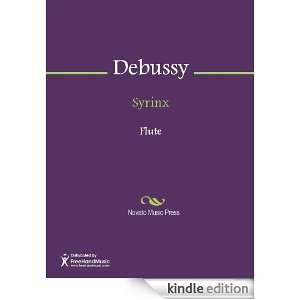 Syrinx Sheet Music Claude Debussy  Kindle Store