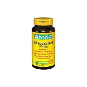  Resveratrol 50 mg   Promotes Antioxidant Protection, 60 