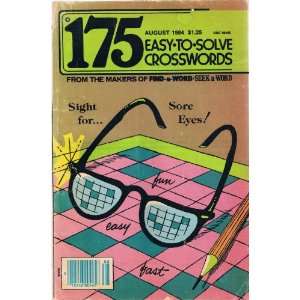  175 Easy to Solve Crosswords (August 1984) Find a Word 