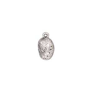  TierraCast Antique Silver (plated) Abalone Charm 9x16mm 