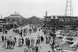 1920s photo boardwalk & Casino Asbury Park NJ  