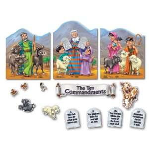  The Ten Commandments Bulletin Board Set (9781594411250 