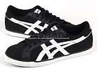 Asics Court Tempo CV White/Black Low Canvas Sneakers Classic Casual 