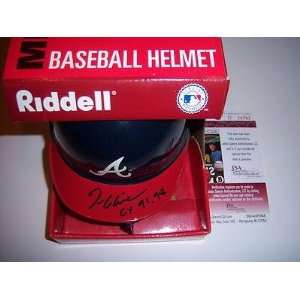 Tom Glavine Braves,mets Jsa/coa Signed Mini Helmet   Autographed MLB 