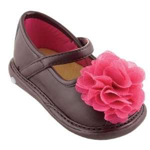  Wee Squeak AM2525BR Girls Clip Mary Jane in Brown Baby