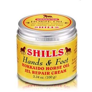 SHILLS Hand and Feet HOKKAIDO Horse Oil Jel Repair Cream 100g  