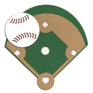  Baseball Field And Ball Laser Die Cut