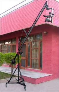 floor dolly jib crane pan tilt head for Video filmmaker  