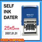   Inking Dater Date Stamper Printer Rubber Stamp with Ink Pad (C 400