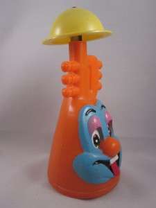   1969 MARX wind up TRUMPET Silly face hat horn MARXIE Toy  