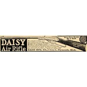  1911 Ad Daisy Air Rifle 100 Shot Plymouth Michigan 