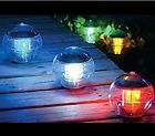 SOLAR Floating Ball COLOR CHANGING pool water fountain pond LED 