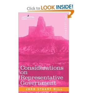  Considerations on Representative Government (9781605203706 