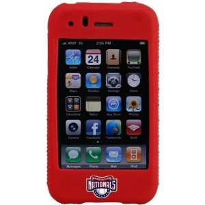  MLB Washington Nationals Red MLB Silicone iPhone Cover 