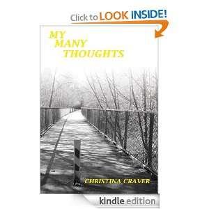 My Many Thoughts Christina Craver  Kindle Store