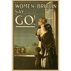  Paper poster printed on 20 x 30 stock. Women of Britain 