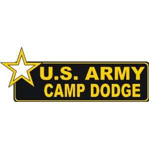  United States Army Camp Dodge Bumper Sticker Decal 6 6 