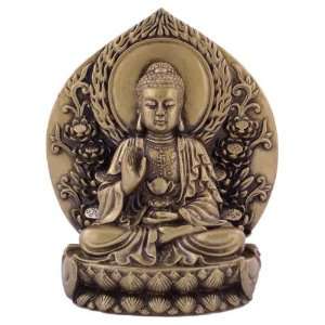   Tze Collection golden Buddha Ru LAI Sitting on Lotus 