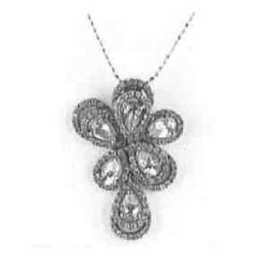  White Topaz Diamond Necklace Jewelry